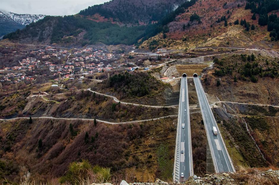 7. Egnatia Odos Tunnels, Greece: $9.4 billion (£7bn)